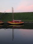 SX24529 Small red and yellow sailboats in marina at Brouwershaven.jpg